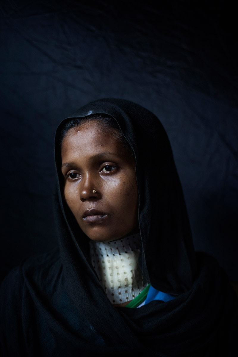 Rashida, 25. Rohingya Tu Lar To Li massacre survivor.